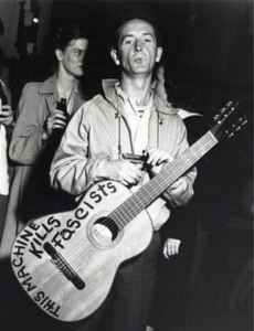 Woody Guthrie understood that an instrument or tool's power lay in the hands of the user.